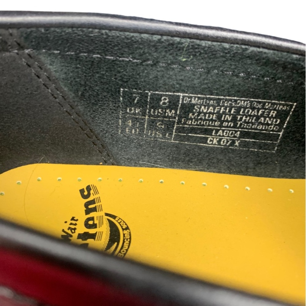 Dr. Martens Black and Leopard Loafers - Picture 10 of 14